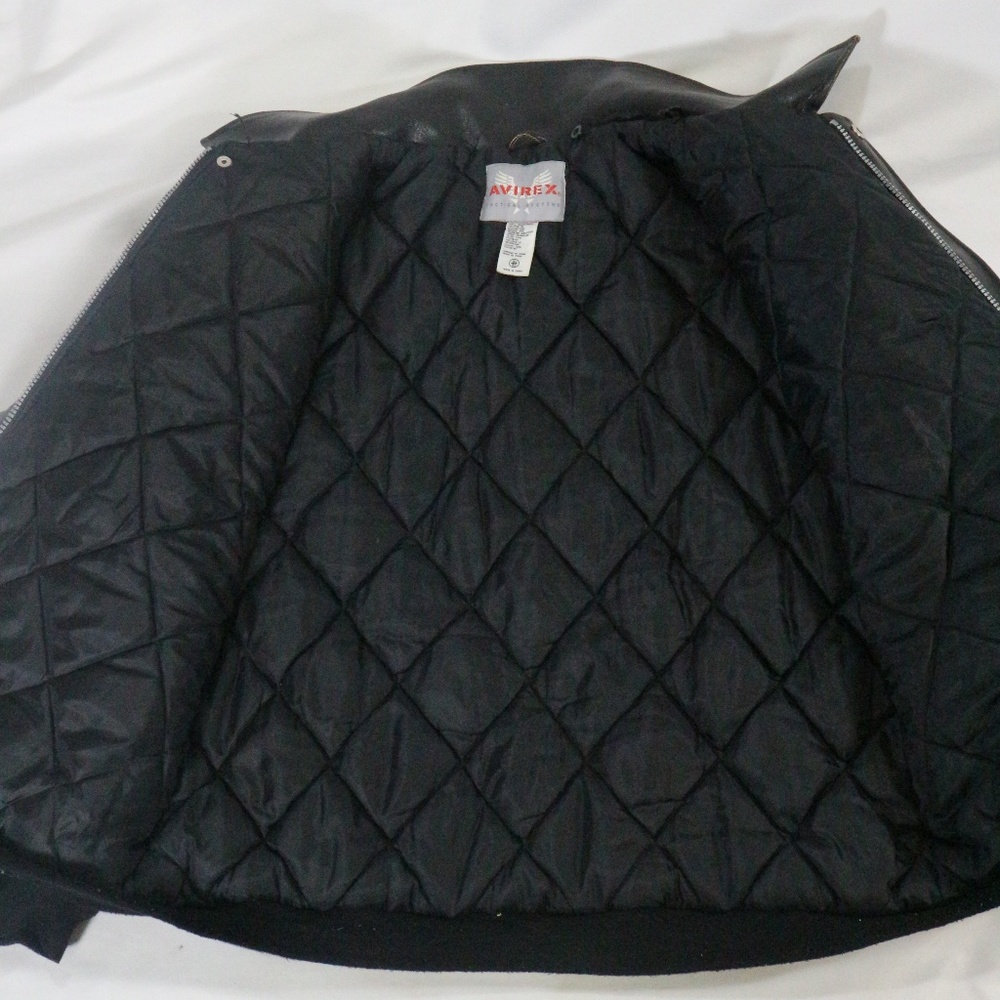 VTG AVIREX American Eagle Squadron  Bomber Jacket Sz XL Men - Picture 5 of 7